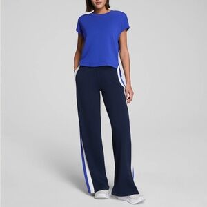 SPANX air essentials Navy Wide Leg Pants